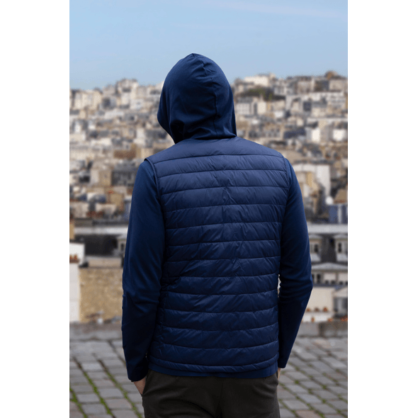 Mens sleeveless clearance jacket with hood